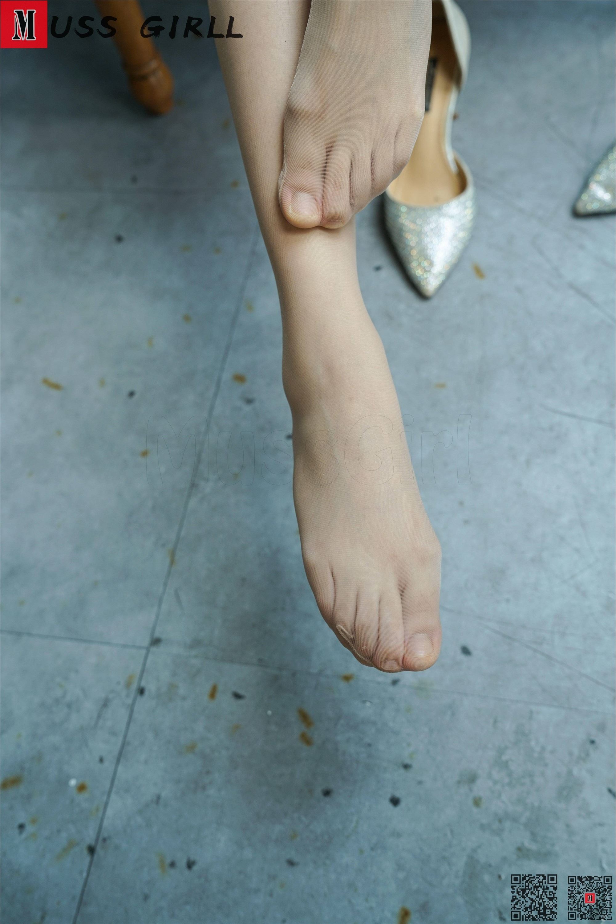 MussGirl慕丝女郎  NO.237-牛仔热裤肉丝高跟小婕